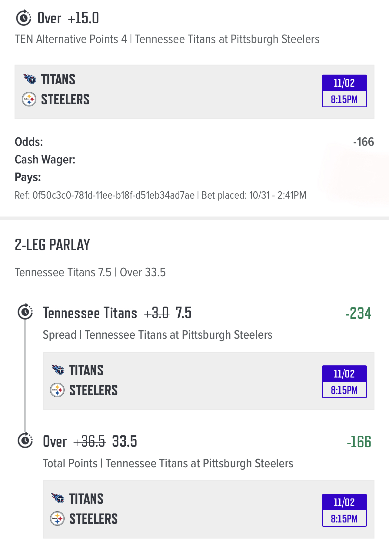 Thursday Night Football Picks: Titans vs. Steelers